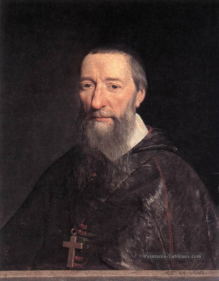 Portrait de Mgr Jean Pierre Camus Philippe de Champaigne Peintures à l'huile